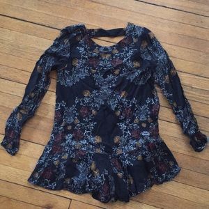 Free People backless dress
